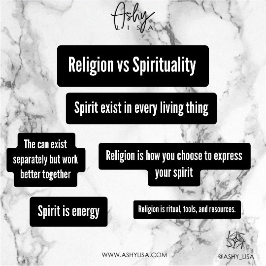 Religion vs Spirituality