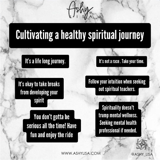 How to cultivate a healthy spiritual journey