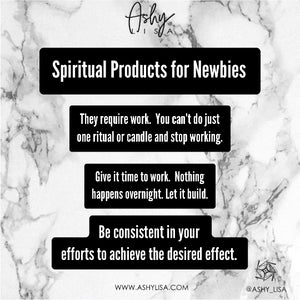 Tips for using spiritual products for Newbies!