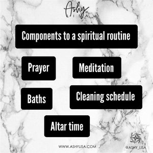 How to develop a spiritual routine