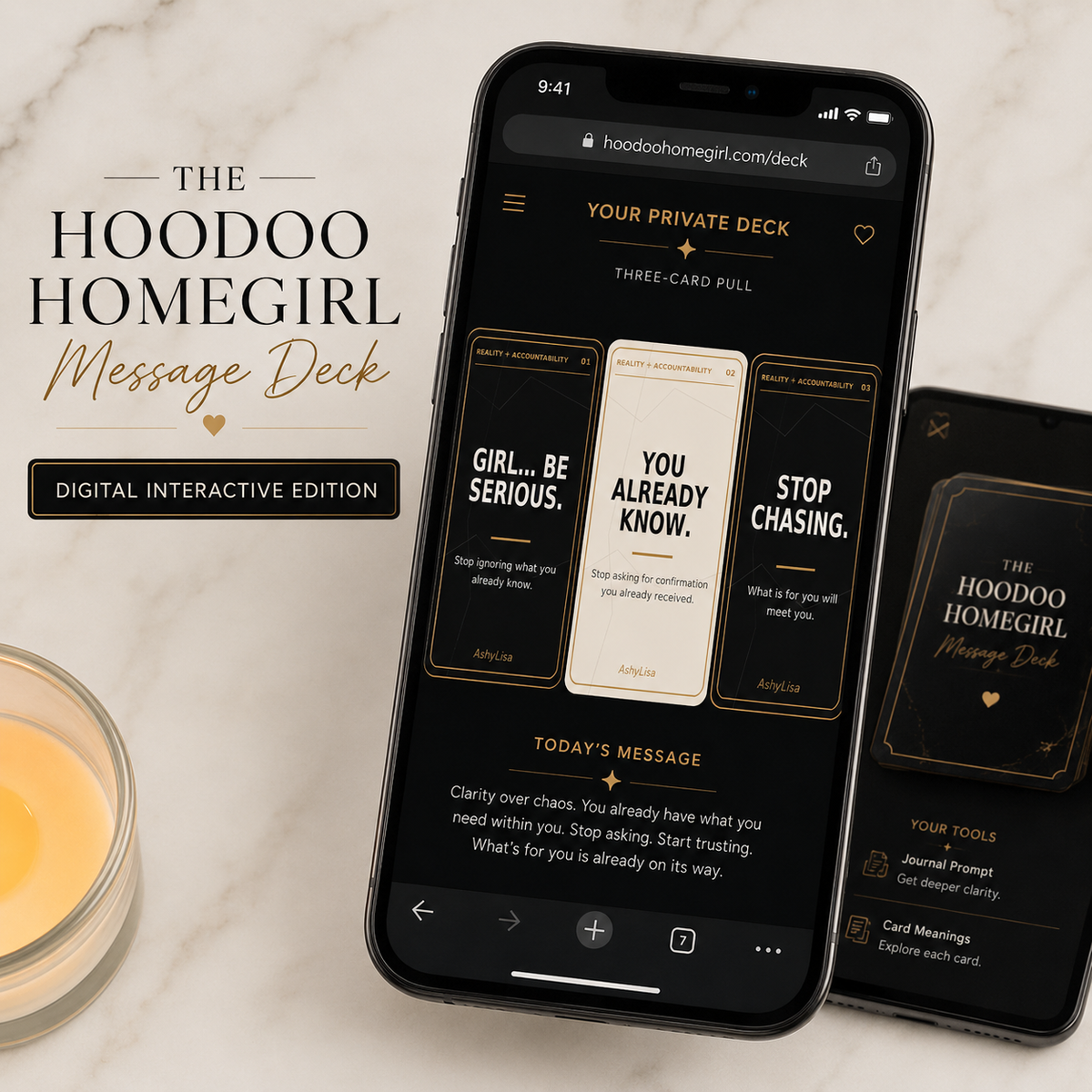 The Hoodoo Homegirl Message Deck