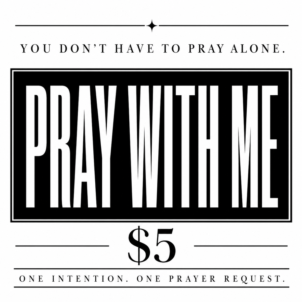 Pray With Me — Prayer Request