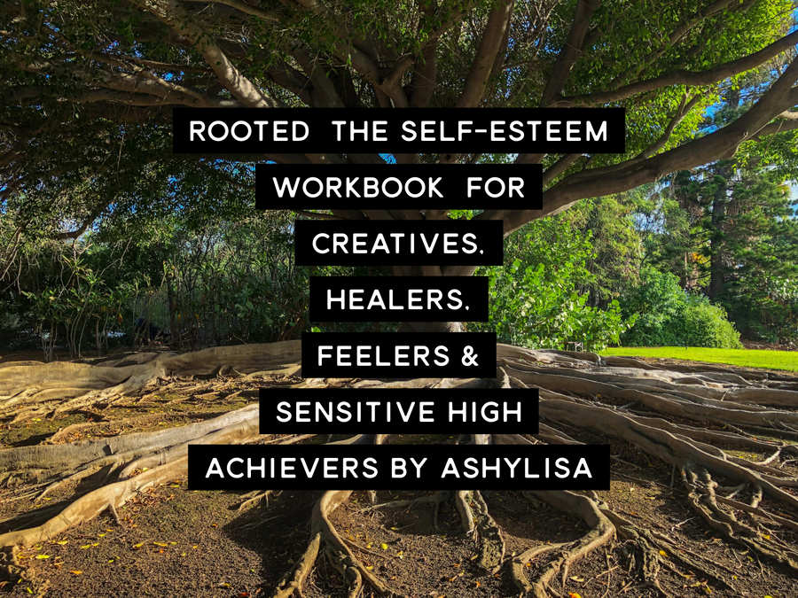 Rooted The self esteem workbook for creatives, Healers, feelers and sensitive high achievers