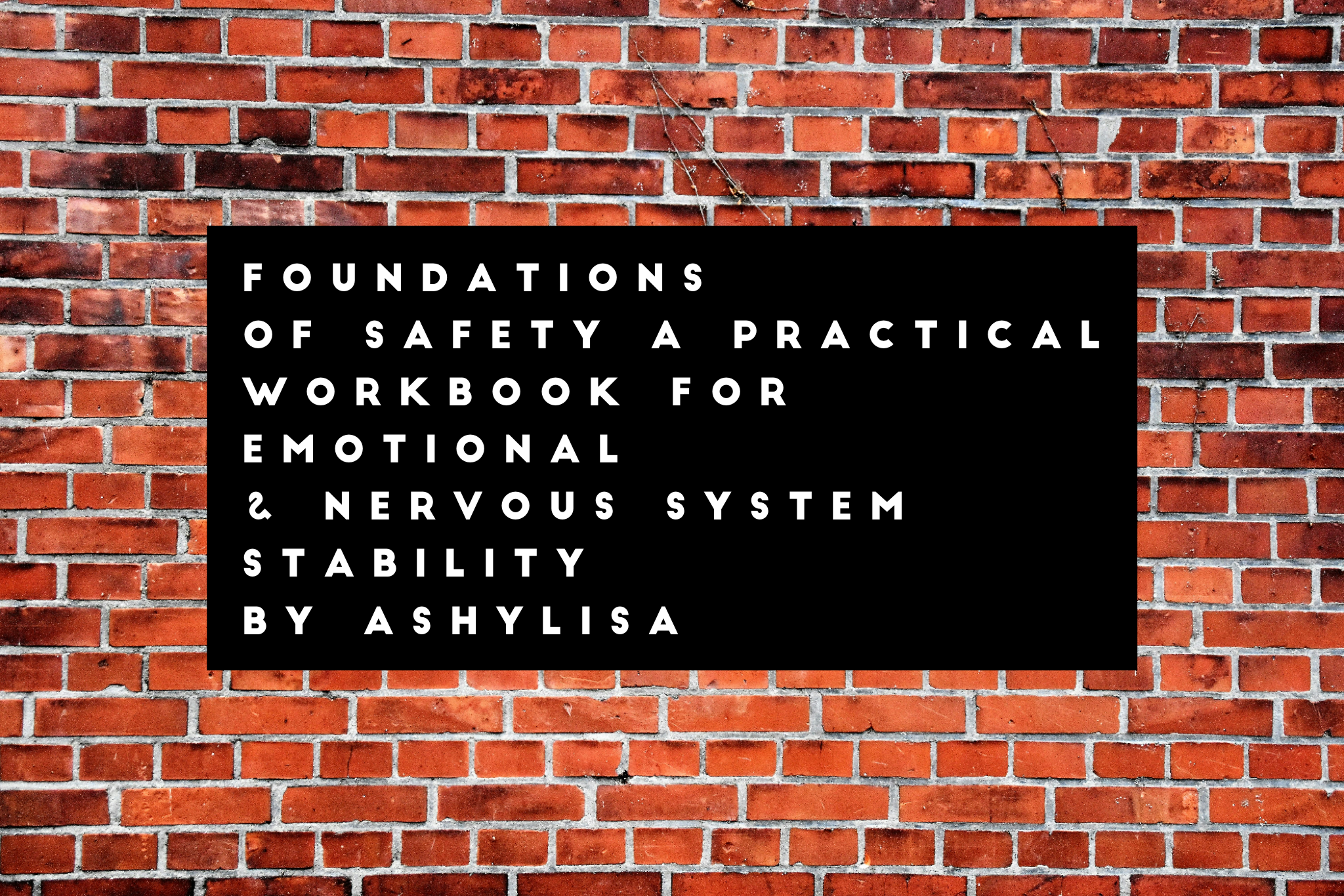 Foundations of Safety
A Practical Workbook for Emotional & Nervous System Stability
 
By Ashylisa